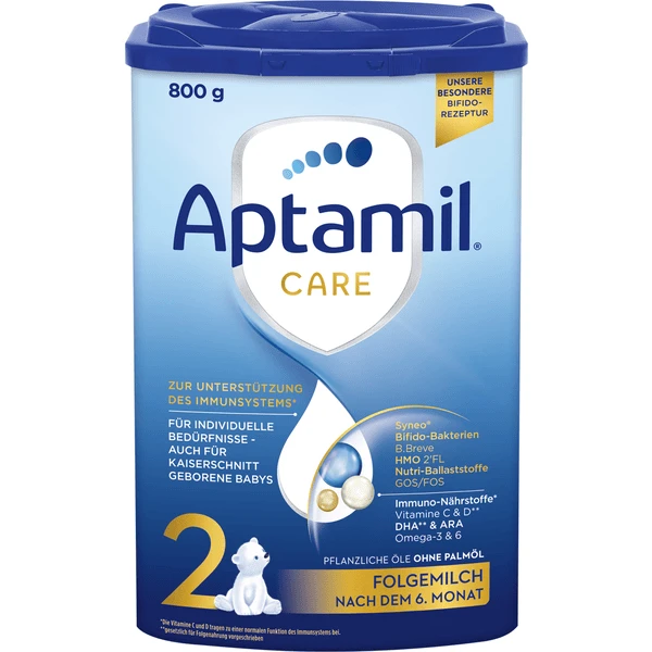 Aptamil Folgemilch 2 CARE 800g Nach Dem 6. Monat