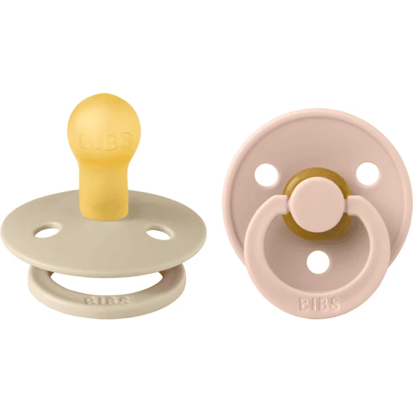 BIBS® Schnuller Colour Blush / Vanilla 0-6 Monate, 2 Stk.
