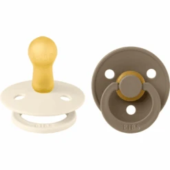 BIBS® Schnuller Colour Dark Oak & Ivory 6-18 Monate, 2 Stk.
