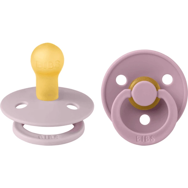 BIBS® Schnuller Colour Dusky Lilac / Heather 0-6 Monate, 2 Stk.