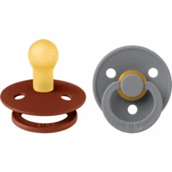 BIBS® Schnuller Colour Rust/Smoke 0-6 Monate, 2 Stk.