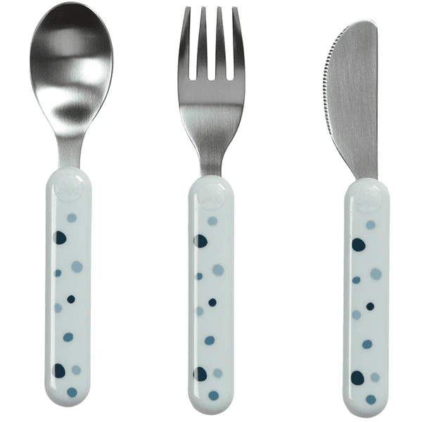 Done By Deer™ Kinderbesteck Dreamy Dots Blau Ab Dem 6. Monat