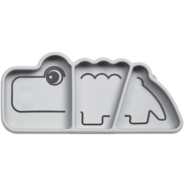 Done By Deer™ Snackteller Stick & Stay Grau Ab Dem 6. Monat