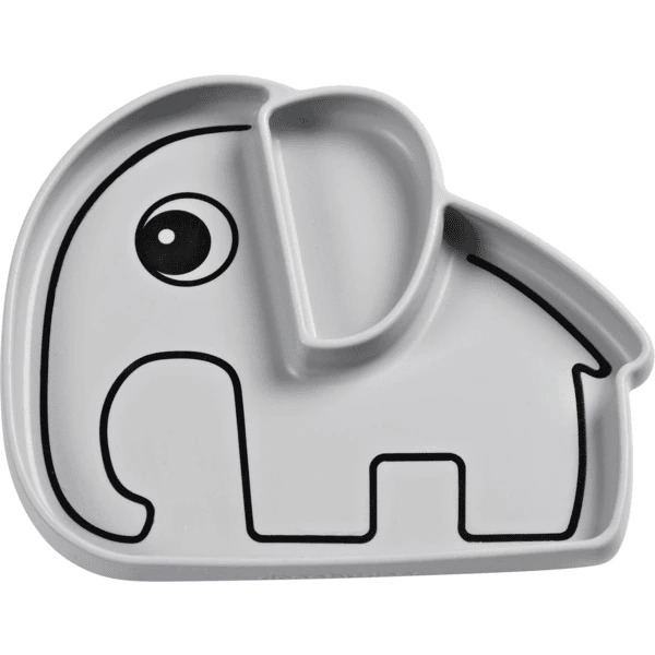 Done By Deer™ Teller Stick & Stay Grau Ab Dem 6. Monat