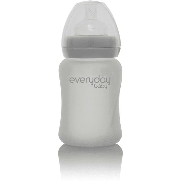 Everyday® Baby Babyglasflasche Healthy+ 150 Ml, Quiet Grey