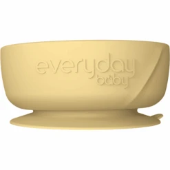 Everyday® Baby Esslernschüssel Mit Saugfuß Silikon, Soft Yellow