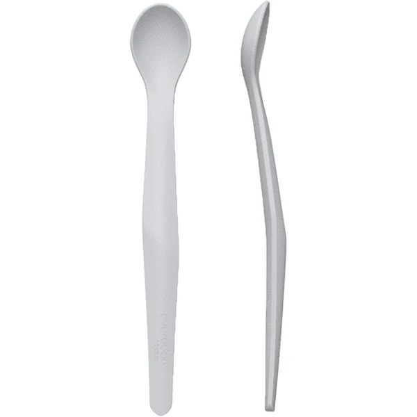Everyday® Baby Silikonlöffel, 2 Stk. In Quiet Grey