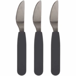 Filibabba Messer Aus Silikon 3er-Pack, Stone Grey