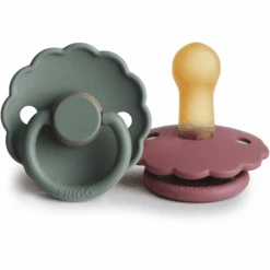 FRIGG Schnuller Daisy Dusty Rose/Lily Pad 6-18 Monate