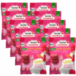 FRUCHTBAR® Pausenfreund Bio-Hafer-Happen Himbeere-Apfel-Rote Beete-Hafer 10 X 80 G Ab Dem 3. Jahr
