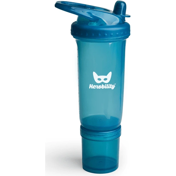 Herobility Trinkflasche Sport Blau – Bild 2