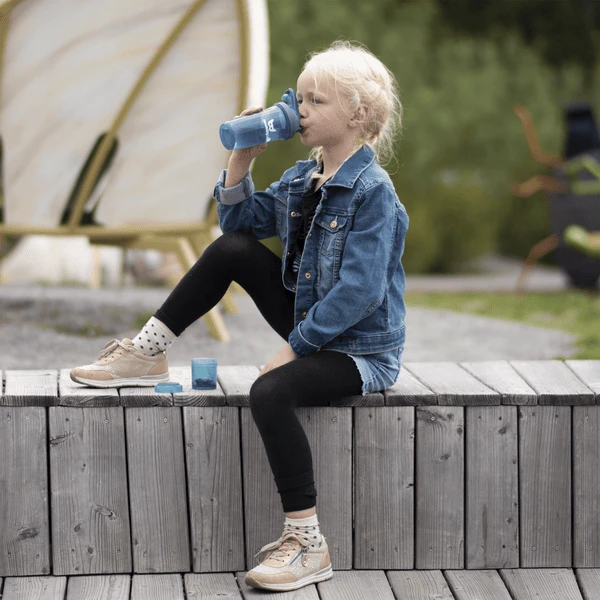 Herobility Trinkflasche Sport Blau – Bild 5