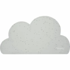KINDSGUT Platzdeckchen Wolke, Konfetti In Hellgrau