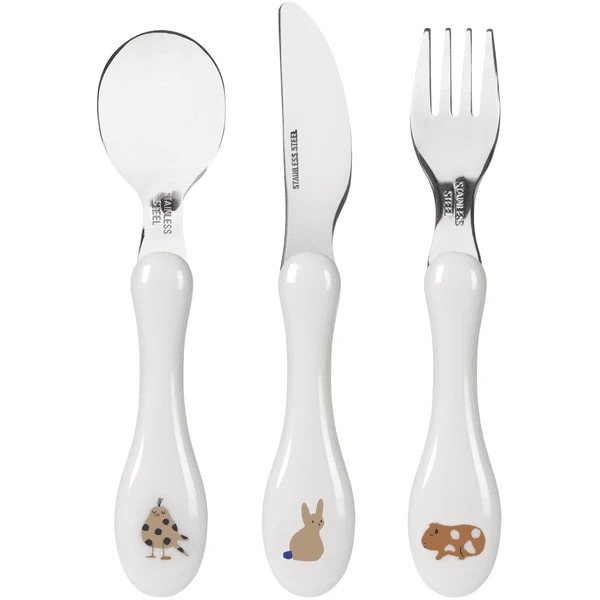 LÄSSIG Kinderbesteck Little Mateys Royal Blau