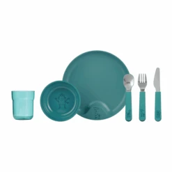 MEPAL Kindergeschirr-Set Mio 6-teilig - Deep Turquoise