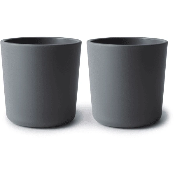 Mushie Becher 200 Ml 2 Stück, Smoke