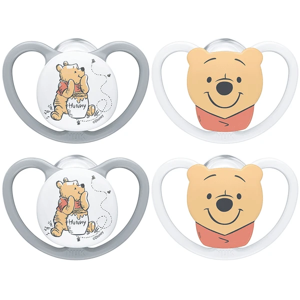 NUK Schnuller Space Disney Winnie The Pooh Gr.1 Im Viererpack