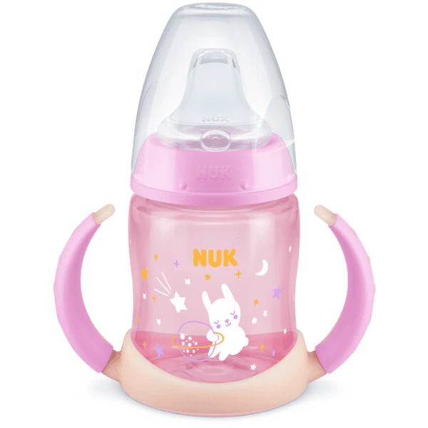 NUK Trinklernflasche First Choice Night, Pink 150ml