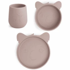 Nuuroo Geschirrset Judi Koala 3er Set, Woodrose