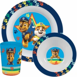 P:os Frühstücksset Paw Patrol, Boy, 3tlg