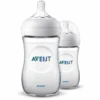 Philips Avent Natural Flasche SCF033/27, 260ml, 2 Stück, Transparent