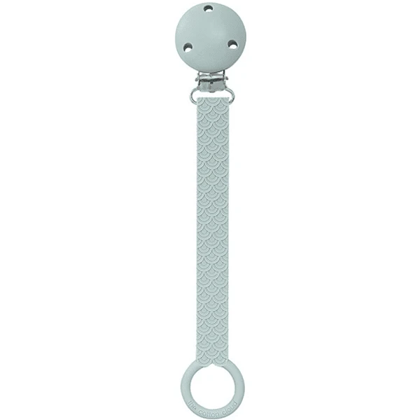 The Cotton Cloud Schnullerkette Scallop Aus Silikon, Jade