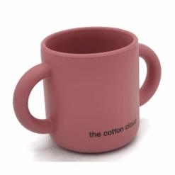 The Cotton Cloud Trinklernbecher Aus Silikon Wild Rose