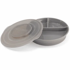 TWISTSHAKE Kinderteller Mit Einer Unterteilung 6+ Monate Pastel Grau